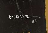Manabu Mabe (1924-1997), Work nº 7, 1984 - Óleo s/ tela <br>Ass. inf. direito e verso <br><br>Mabe foi um dos principais nomes da abstração lírica no Brasil. Nascido no Japão e radicado em São 