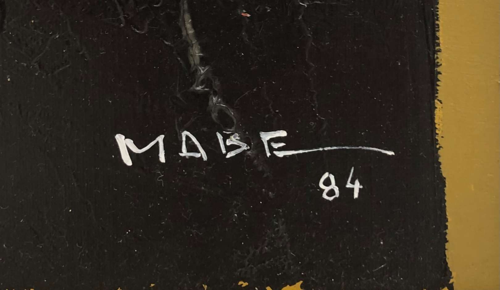 Manabu Mabe (1924-1997), Work nº 7, 1984 - Óleo s/ tela <br>Ass. inf. direito e verso <br><br>Mabe foi um dos principais nomes da abstração lírica no Brasil. Nascido no Japão e radicado em São 
