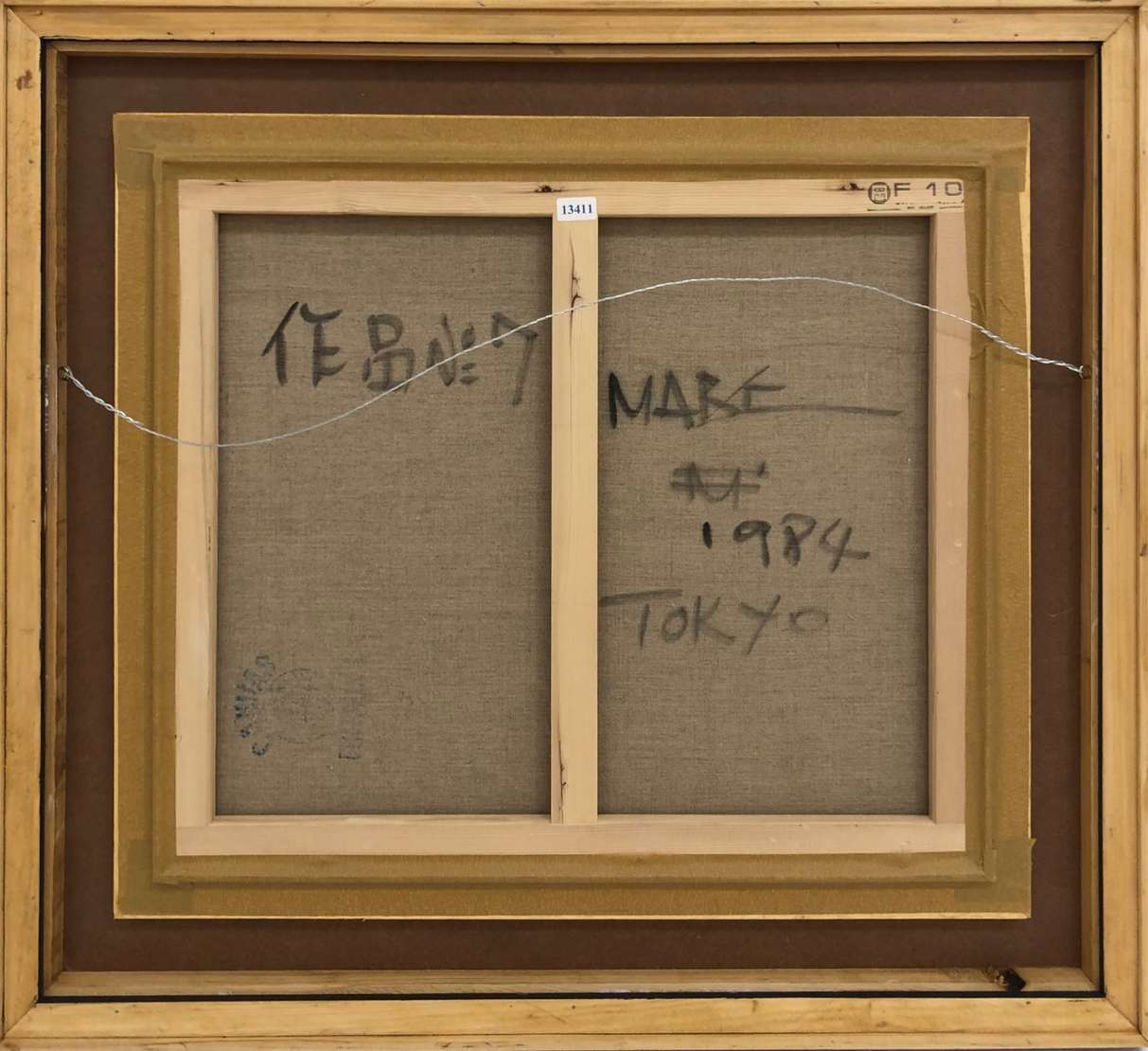 Manabu Mabe (1924-1997), Work nº 7, 1984 - Óleo s/ tela <br>Ass. inf. direito e verso <br><br>Mabe foi um dos principais nomes da abstração lírica no Brasil. Nascido no Japão e radicado em São 