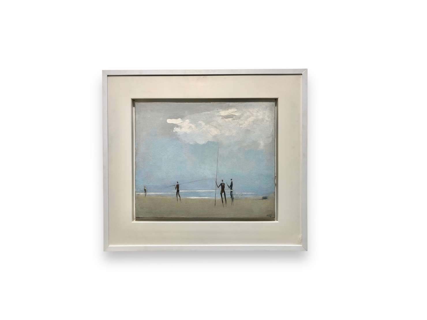 Hector Carybé (1911-1997), Marinha, 1970 - Óleo s/ tela<br>Ass. inf. direito