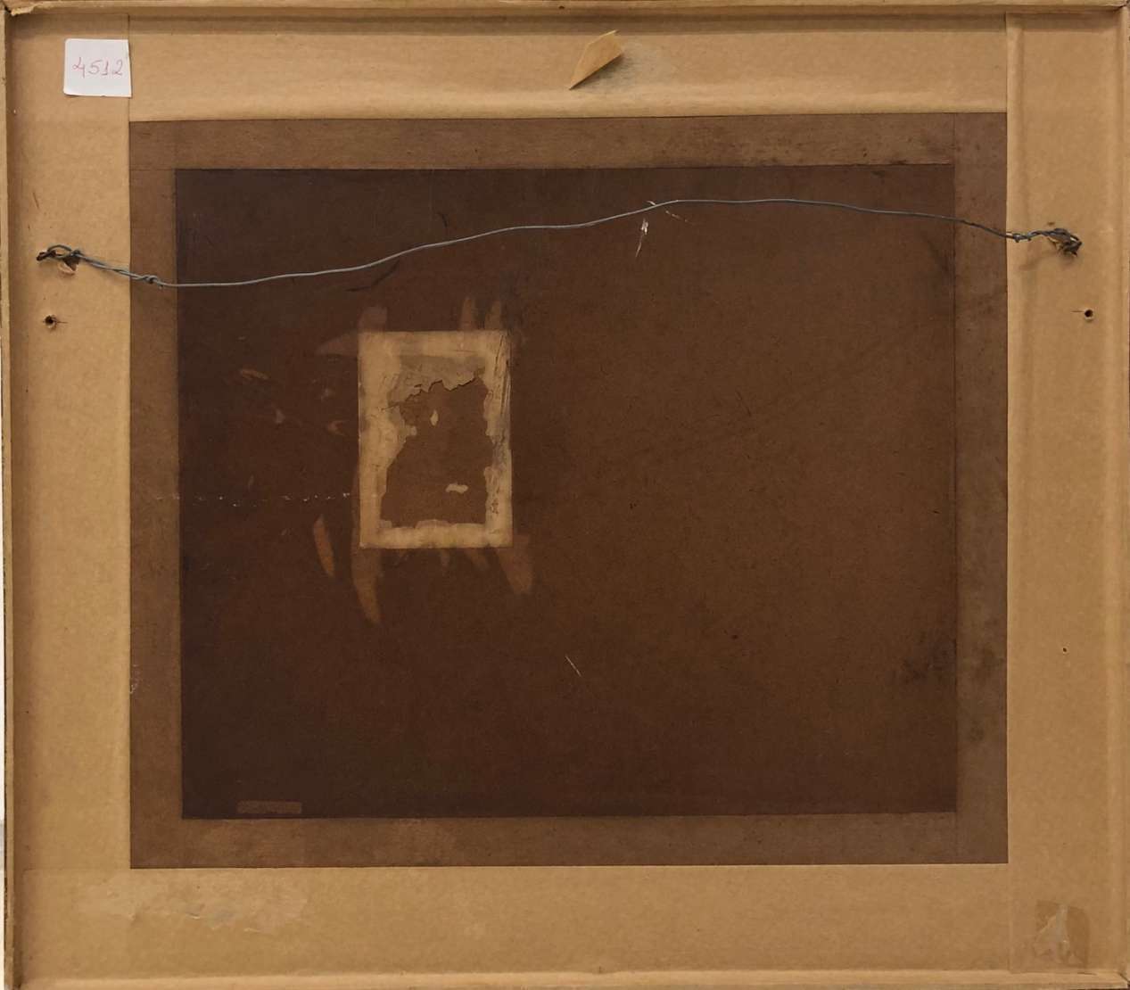 Iberê Camargo (1914-1994),  - Aguada de nanquim sobre papel <br>Ass. inf. central