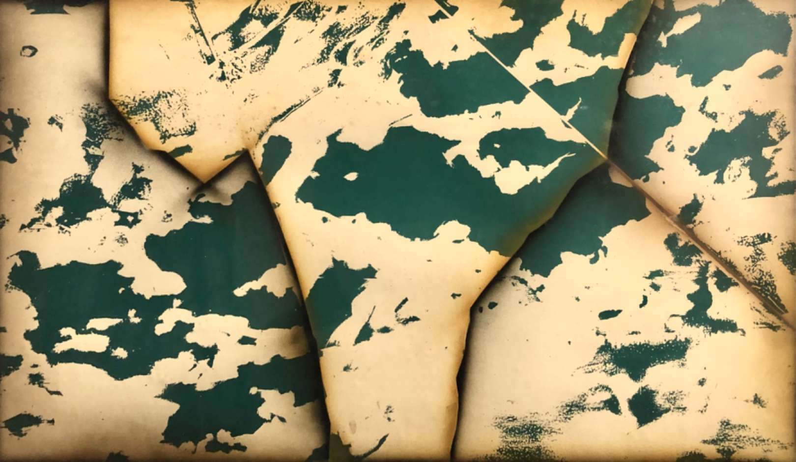 Anna Bella Geiger (1933), Nº 21 - série Cartografia, 1982 - Serigrafia <br>Ass. inf. direito <br>Edição 17 de 50 <br>Reproduzida no livro " Anna Bella Geiger Territórios Passagens Situações", pág. 128