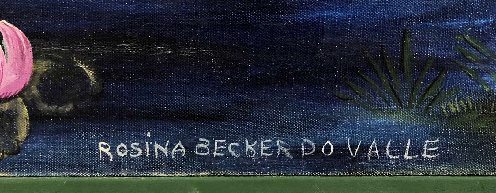 Rosina Becker do Valle (1914-2000), A Floresta, 1974 - Óleo s/ tela <br>Ass. inf. central