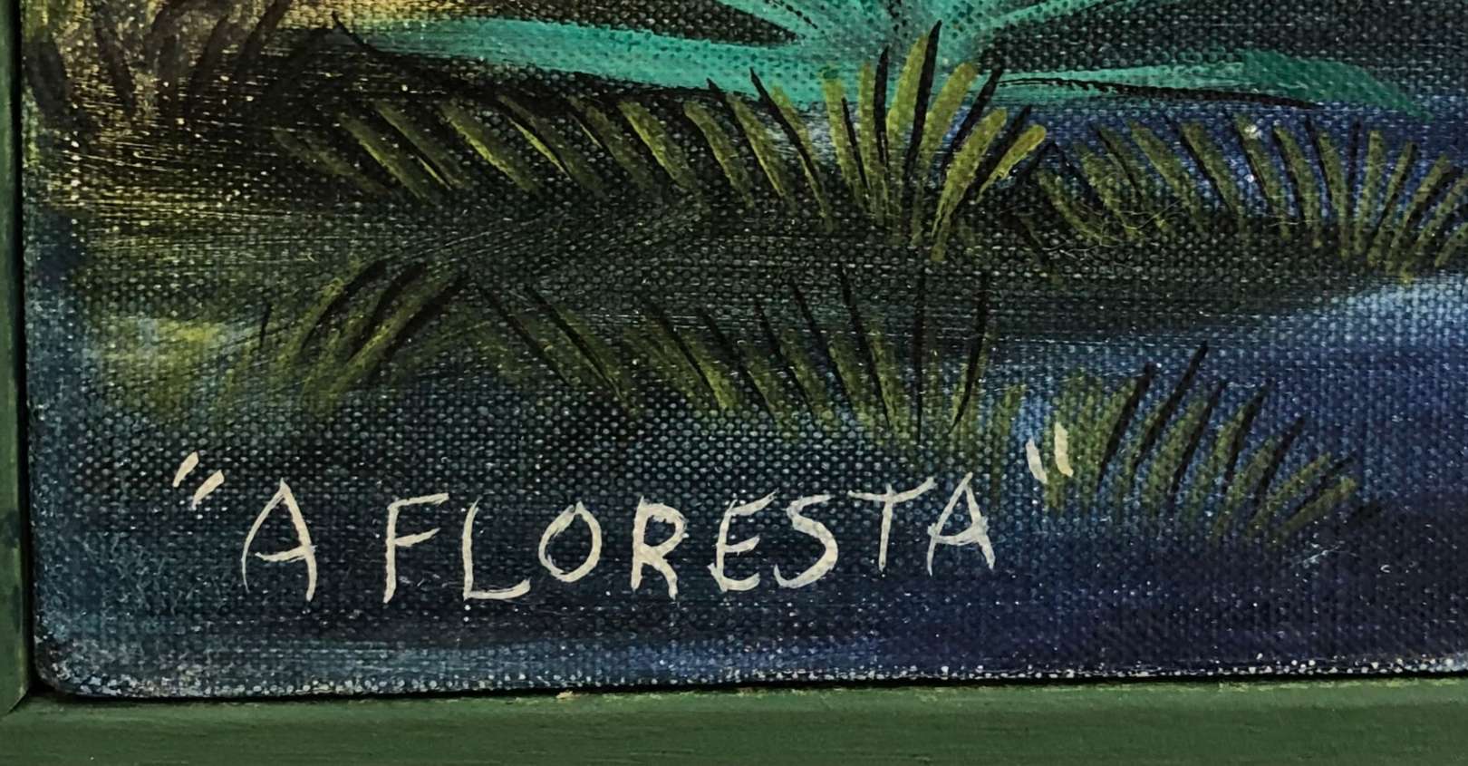 Rosina Becker do Valle (1914-2000), A Floresta, 1974 - Óleo s/ tela <br>Ass. inf. central