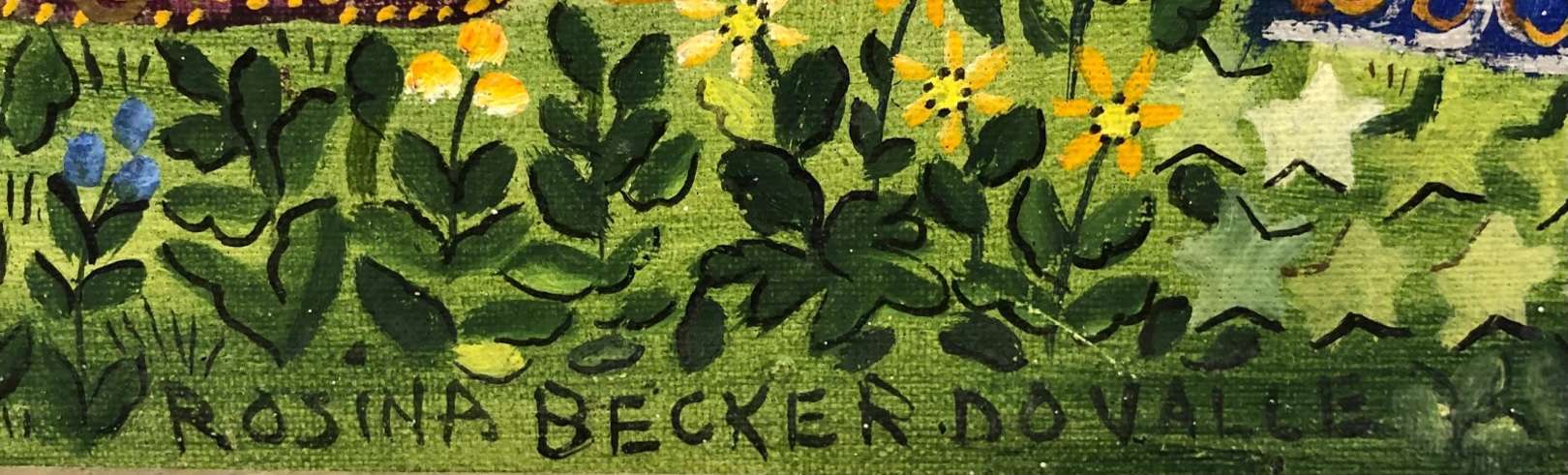 Rosina Becker do Valle (1914-2000), Anunciação, 1971 - Óleo s/ tela<br>Ass e tit. inf. esquerdo