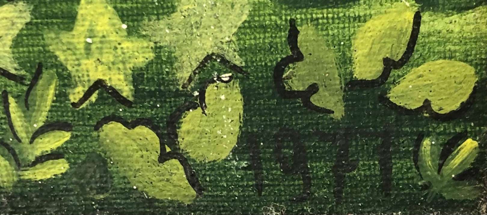 Rosina Becker do Valle (1914-2000), Anunciação, 1971 - Óleo s/ tela<br>Ass e tit. inf. esquerdo