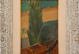 José Pancetti (1902-1958), Paisagem, 1940 - Óleo s/ eucatex<br>Ass. inf. esquerdo e datado<br><br><br>O lote encontra-se em nosso espaço para apreciação através de prévio agendamento.