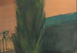 José Pancetti (1902-1958), Paisagem, 1940 - Óleo s/ eucatex<br>Ass. inf. esquerdo e datado<br><br><br>O lote encontra-se em nosso espaço para apreciação através de prévio agendamento.