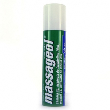 Massageol Aerosol - Contém 120ml. Neo Quimica
