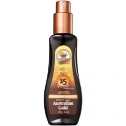 Australian Gold Bronzer Spray Gel FPS-15 - Contém 125g.