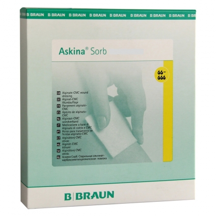 Curativo Askina Sorb 15 X 15cm - Unidade. BBraun