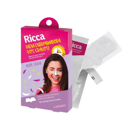 Fita Adesiva Para Retirar Cravos Ricca -Ref 3717