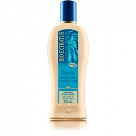 Shampoo Bio Extratus Neutro Proteínas do Leite  - Contém 250ml. Bio Extratus