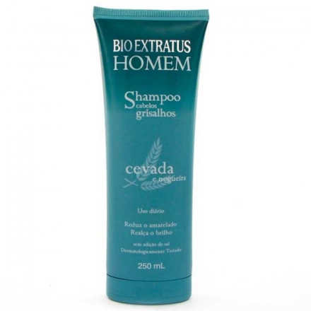 Shampoo Bio Extratus Homem Cabelos Grisalhos- Contém 250ml. Bio Extratus