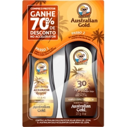 Kit Protetor Solar E Bronzeador Australian Gold Fps30 237ml