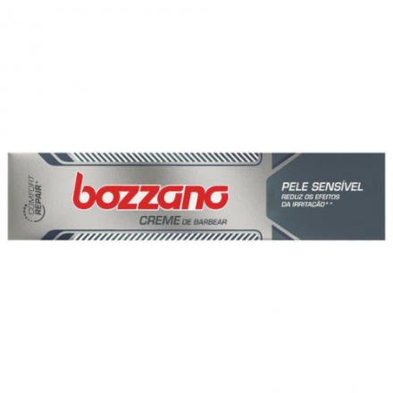 Creme de Barbear Bozzano Pele Sensível com 65g Creme de Barbear Bozzano Pele Sensível com 65g