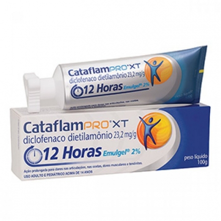 Cataflam Pro XT 2% EmuGel - Contém 100g. Novartis