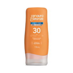 Protetor Solar Cenoura&Bronze; FPS30 Loção de 110ml - Cenoura&Bronze;