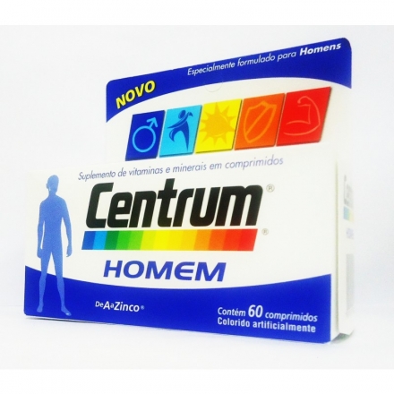 Centrum Homem - Contém 60 Comprimidos. Wyeth