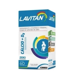 Lavitan Calcio D3 - Contém 60 Comprimidos. Cimed