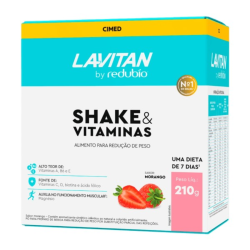 Redubio Shake Morango 210G Lavitan Redubio Shake Morango 210G Lavitan