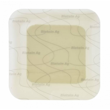 Curativo Biatain Ag Adesivo 12,5 x 12,5 Ref 39632 - Contém 1 Unidade. Coloplast