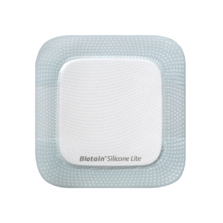 Curativo Biatain Silicone Lite Adesivo 12,5 x 12,5 (5x5in) Ref 33446 - Contém 1 Unidade. Coloplast