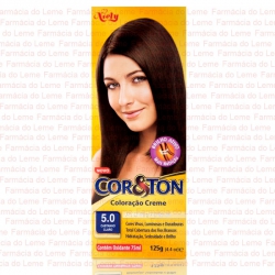 Coloração Creme Cor&Ton Nº 5 Castanho Claro - Contém 125g. Niely