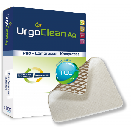Curativo Urgo Clean Ag 6X6cm Ref.: 551977 - Contém 1 Unidade.