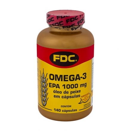 Ômega 3 EPA 1000mg - Contém 140 cápsulas. FDC