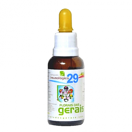 Florais das Gerais Imunológico 29 com 30ml - Florais das Gerais
