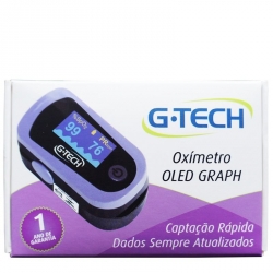 Oxímetro de pulso g-tec oled graph