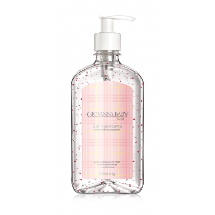 Gel Higienizante Giovanna Baby Classic Rosa 500ml - Giovanna Baby