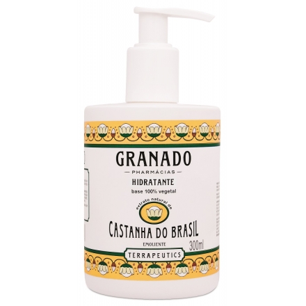 Hidratante Terrapeutics Granado Extrato Natural de Castanha do Brasil - Contém 300ml. Granado