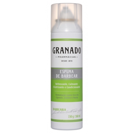 Espuma de Barbear Menta - Contém 150g/160ml - Granado