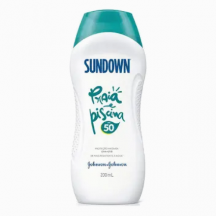 Protetor Solar Sundown Loção FPS 50 200ml - Johnson & Johnson