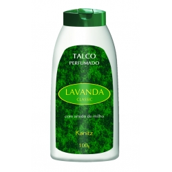 Talco Perfumado Lavanda Classic  - Contém 100g. Kanitz