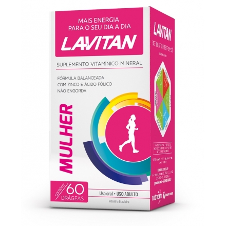 Lavitan Mulher - Contém 60 Drágeas. Cimed