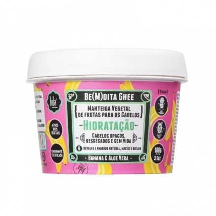 Be(M)dita Ghee Hidratação Banana & Aloe Vera - Lola 100g