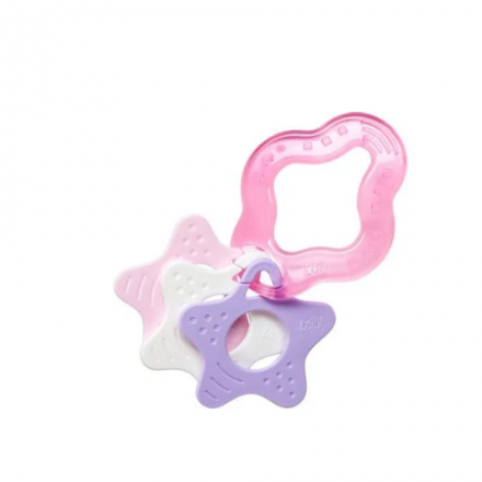 Mordedor Clean  Estrela Rosa 4+ - Ref 7041-01-RS - Lolly Nenny
