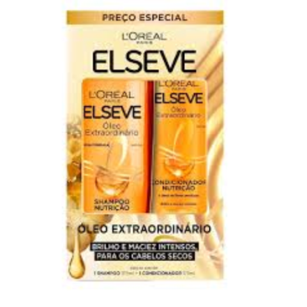 Kit Elseve Sh 375ml+ Cond 170ml Oleo Extraordinario