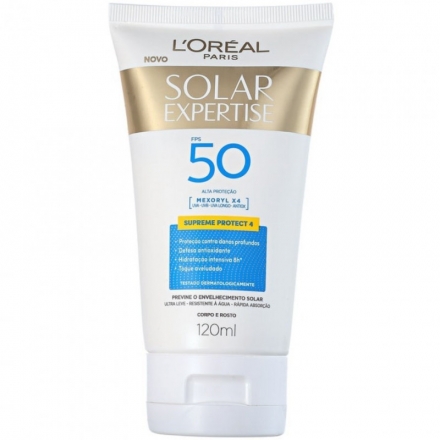 Protetor Solar L'Oreal Expertise FPS50 Supreme Prot 4 120ml - L'Oreal