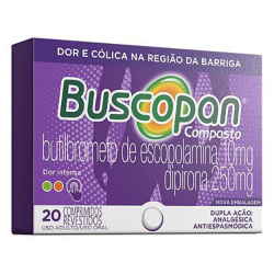 Buscopan Composto Uso Adulto com 20 Comprimidos - Mantecorp