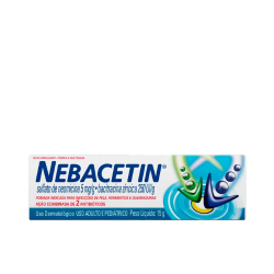 Nebacetin Pomada - Contém 15g.