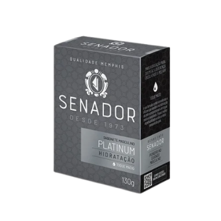 Sabonete Senador Platinum 130g