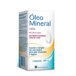 Óleo Mineral - Contém 100ml. União Química Óleo Mineral - Contém 100ml. União Química