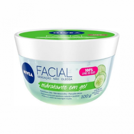 Gel Nivea Hidratação Facial com Ácido Hialurônico e Pepino 100g Gel Nivea Hidratação Facial com Ácido Hialurônico e Pepino 100g
