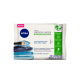 Lenço Nivea Limp Pele Nomal a Oleosa 25un azul