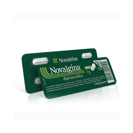 Novalgina 1g - Contém 4 Comprimidos. Sanofi-Aventis