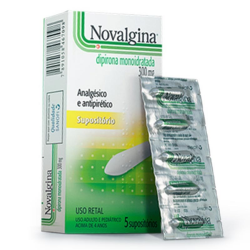 Novalgina Dipirona Sódica 300mg Uso Retal Uso Pediátrico - Contém 5 Supositórios. Sanofi Aventis Novalgina Dipirona Sódica 300mg Uso Retal Uso Pediátrico - Contém 5 Supositórios. Sanofi Aventis